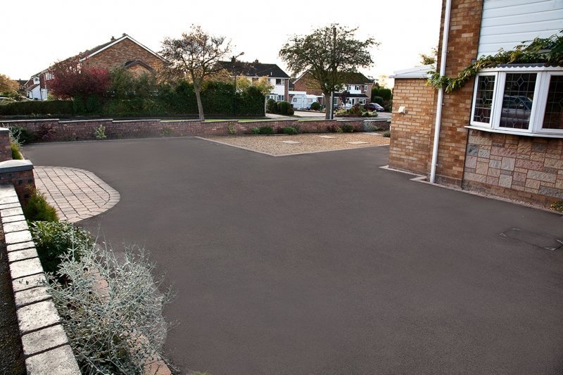 Compacted MOT Type 1 sub-base under construction in Walmley.